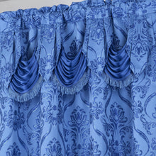 Load image into Gallery viewer, All American Collection New 4 Piece Drape Set with Attached Valance and Sheer with 2 Tie Backs Included